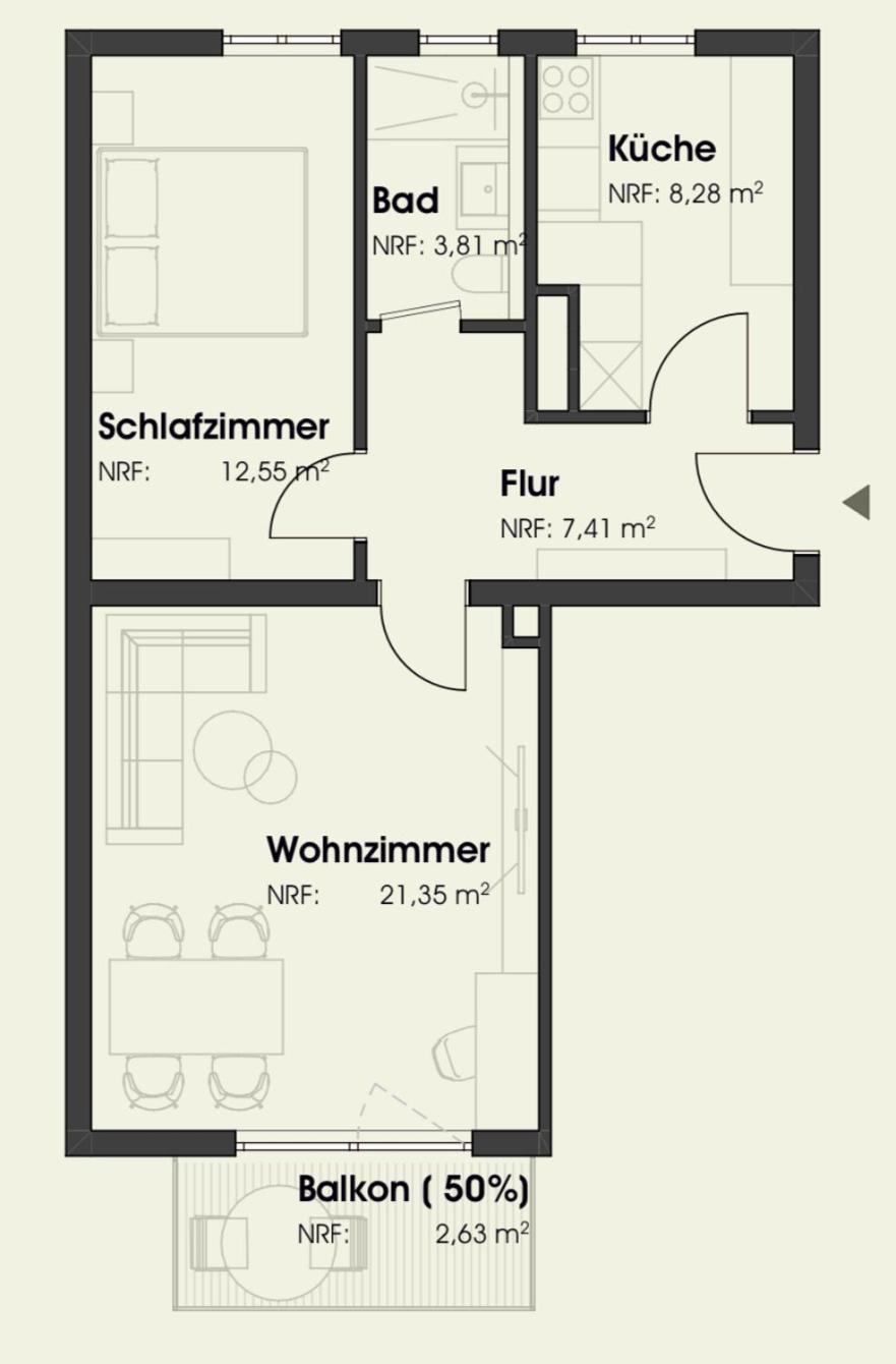 New-York Appartment, 2 Zimmer, Zentral Naehe Bahnhof Wilhelmshoehe カッセル エクステリア 写真